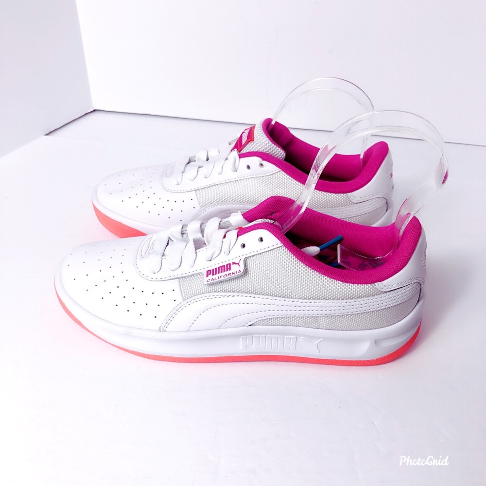 Puma Platform Cushion Comfort Platform White Shoe. Size 8.5. Classy Rare